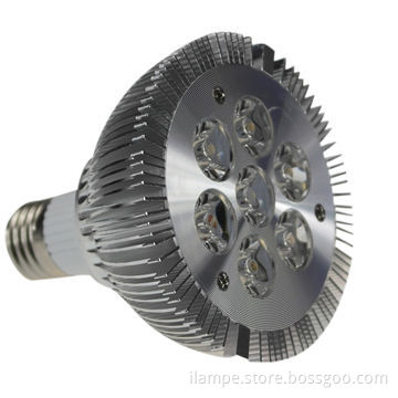 7W Warm White PAR30 LED Spotlights with High Brightness 35mil Epistar Light Source